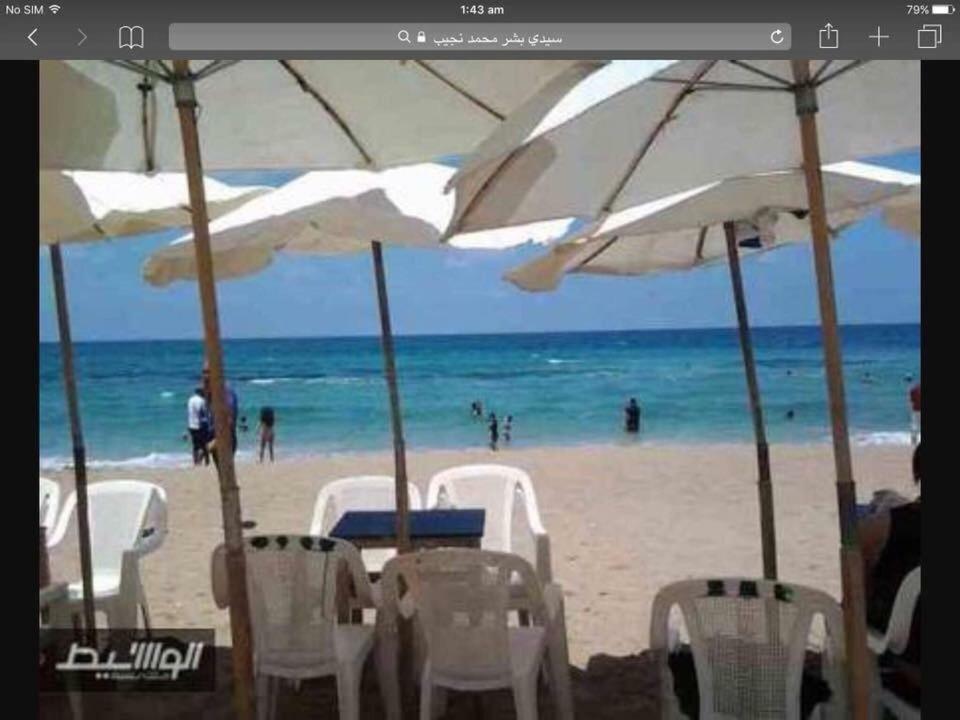 Cozy New 2 Bd Amazing Beach View Next To Hilton Hotel Family Only !العائلات فقط 亚历山大港 外观 照片